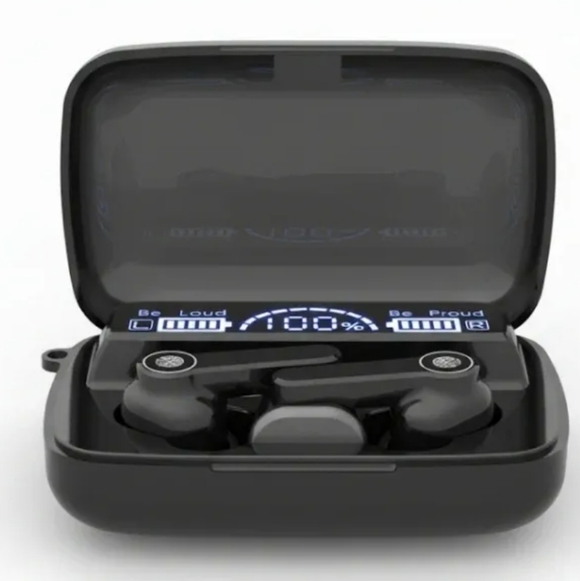 Source Unknown Other - Title: M19 TWS Wireless Bluetooth Earbuds w/ LED Display Charging Case